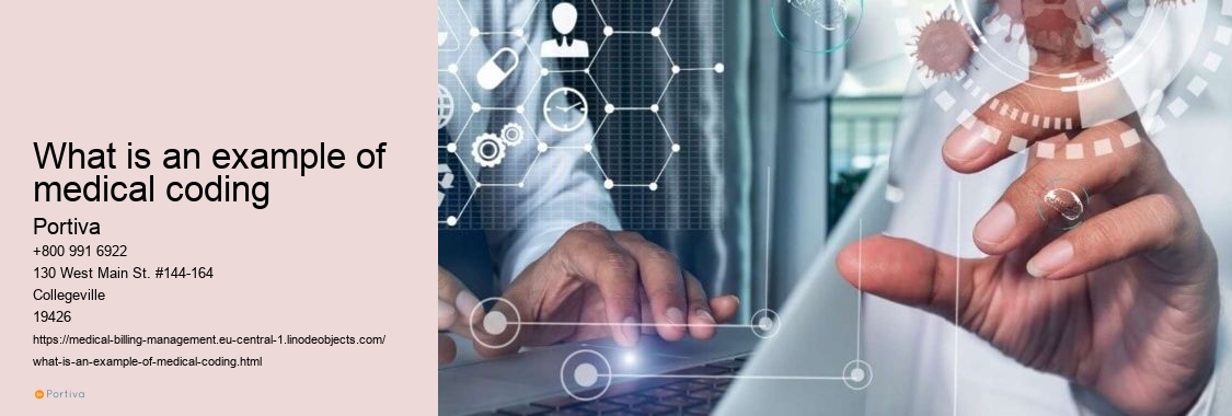What is an example of medical coding